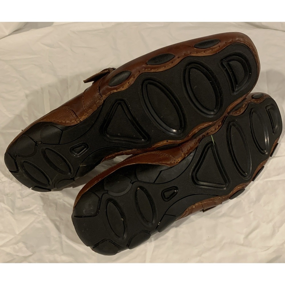 Kenneth Cole Reaction Mens 12 Toast Driver C Brown Leather Loafer Shoe - Picture 3 of 6